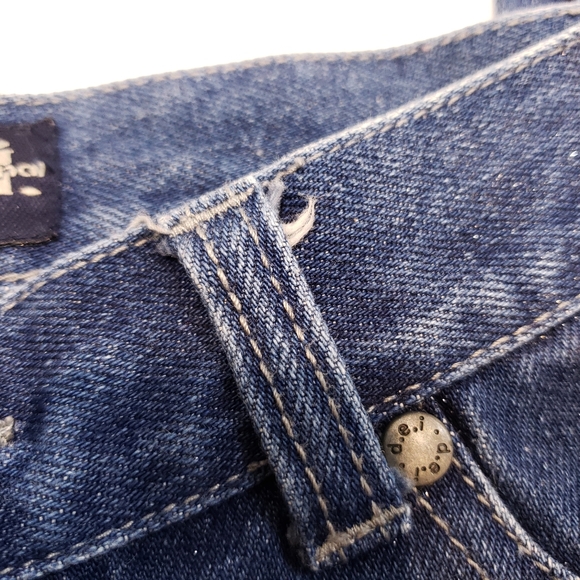 Vintage Y2K D.E.I Glitter Wide Leg Jeans - Picture 11 of 15